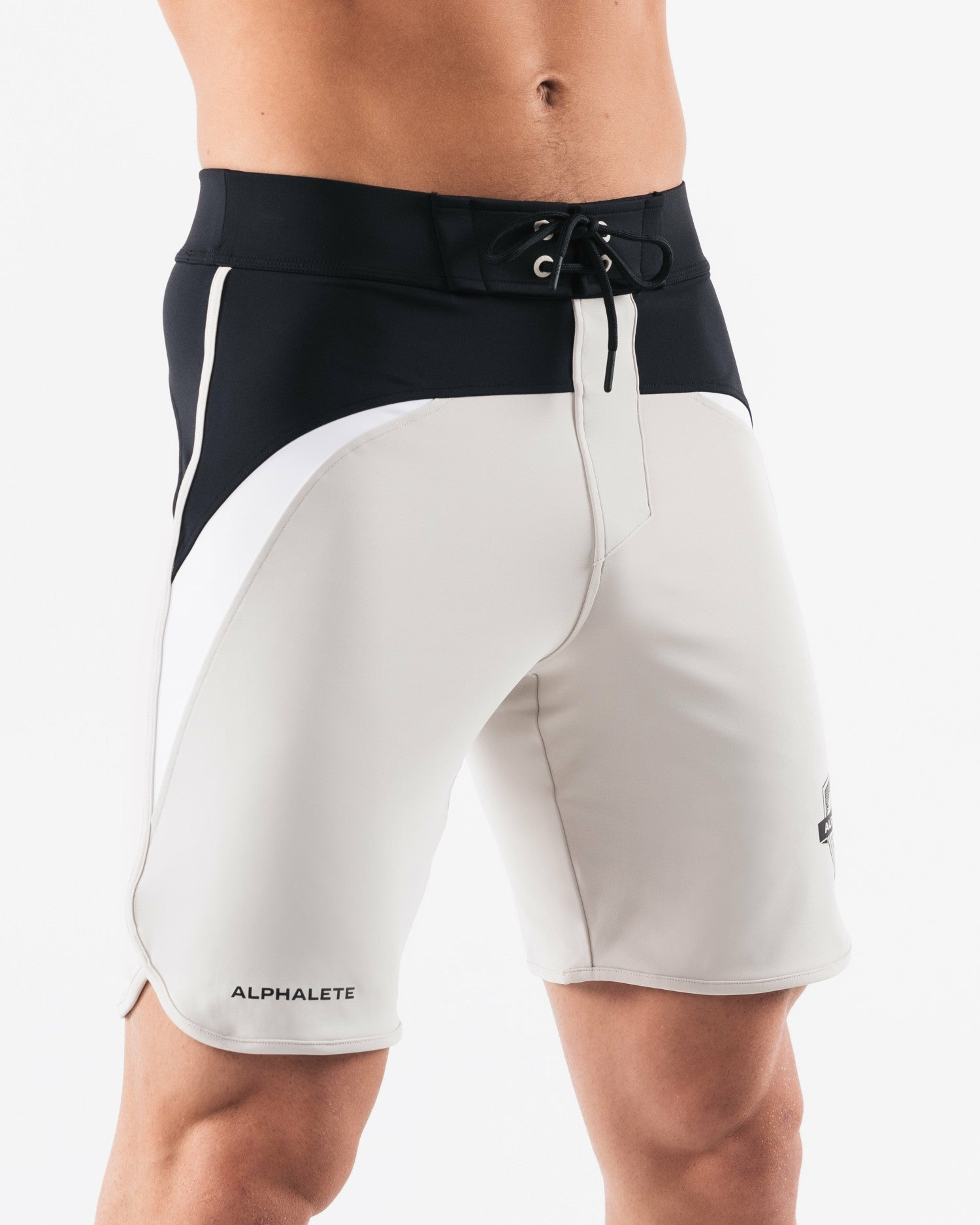 Crescent Boardshort - Black Brandy - Workout Clothes | Alphalete