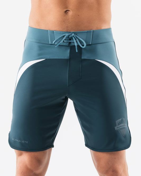 Crescent Boardshort - Slate Blue - Men's Athletic Shorts | Alphalete