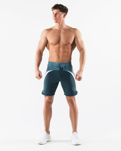 Crescent Boardshort - Slate Blue - Men's Athletic Shorts | Alphalete