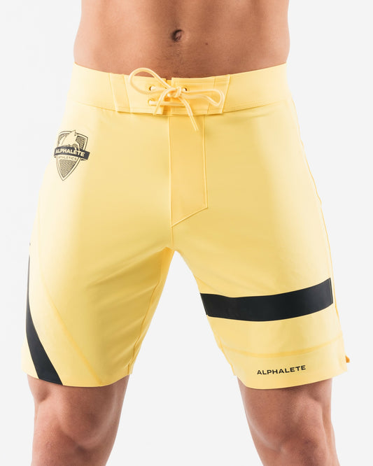Aztec Boardshort - Black Honey - Men's Athletic Shorts | Alphalete