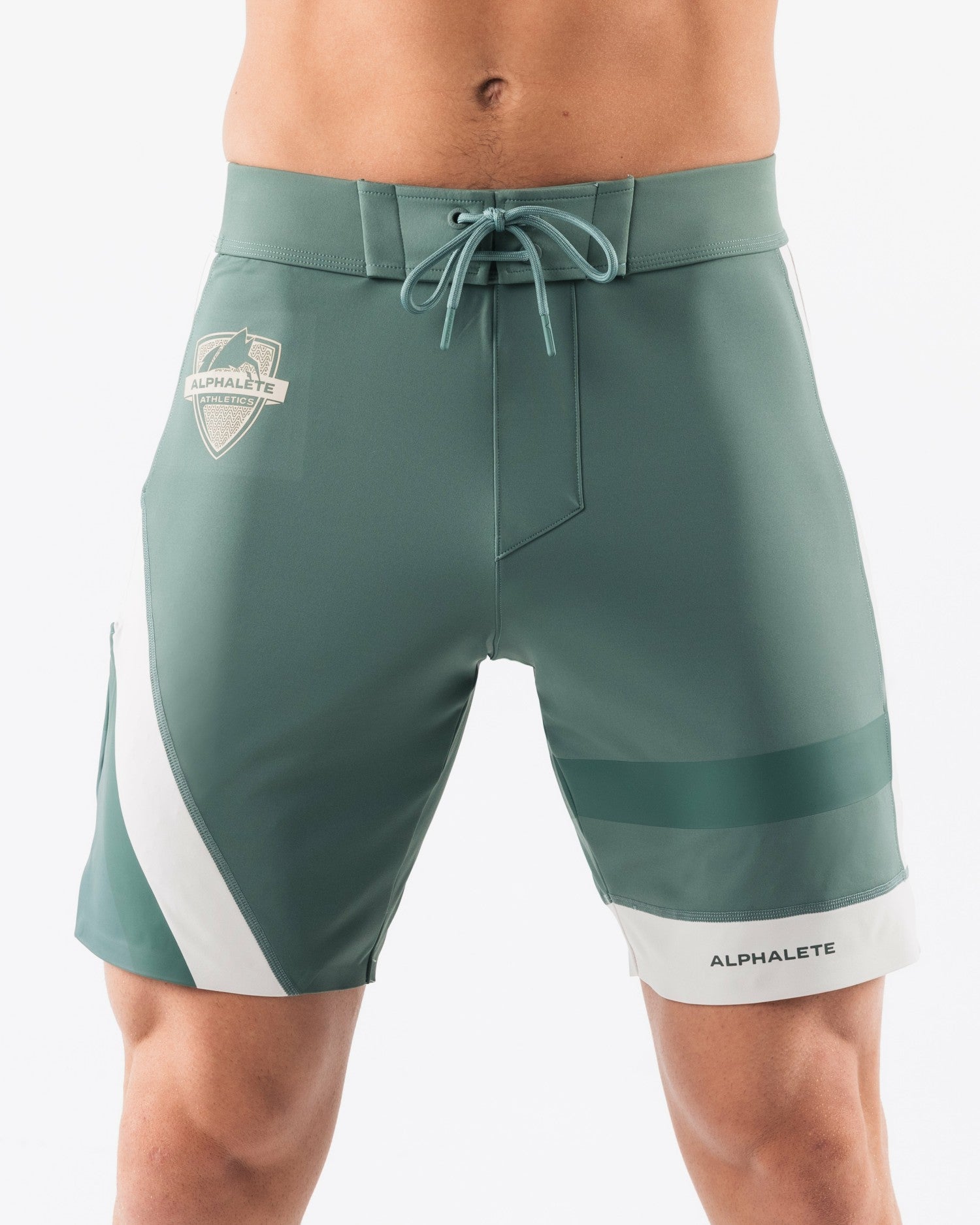 Aztec Boardshort - Sage Linen - Men's Athletic Shorts | Alphalete