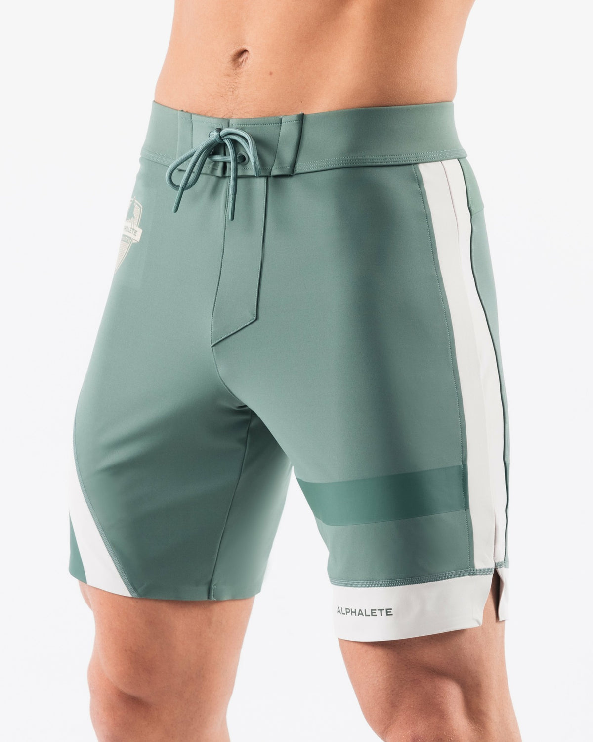 Aztec Boardshort - Sage Linen - Men's Athletic Shorts | Alphalete
