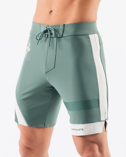 Aztec Boardshort - Sage Linen - Men's Athletic Shorts | Alphalete