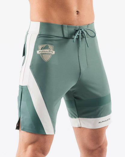 Aztec Boardshort - Sage Linen - Men's Athletic Shorts | Alphalete