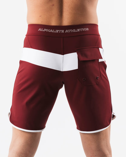 Titan Boardshort - White Merlot - Men's Athletic Shorts | Alphalete
