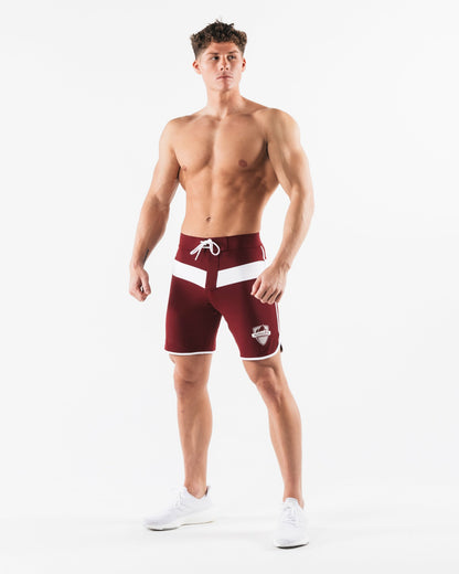 Titan Boardshort - White Merlot - Men's Athletic Shorts | Alphalete