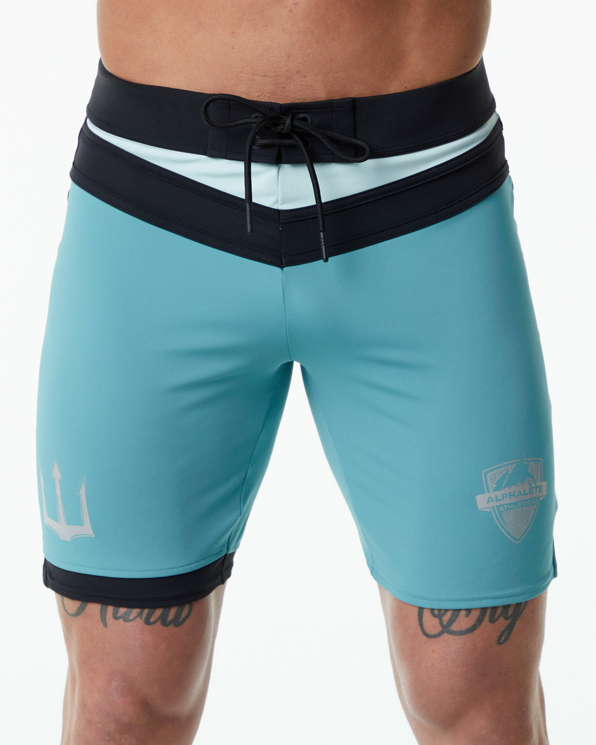 Trident Competition Short - Teal - Men's Athletic Shorts | Alphalete