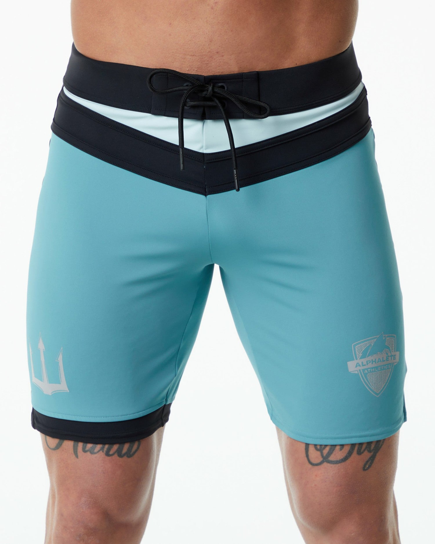Trident Competition Short - Teal - Men's Athletic Shorts | Alphalete