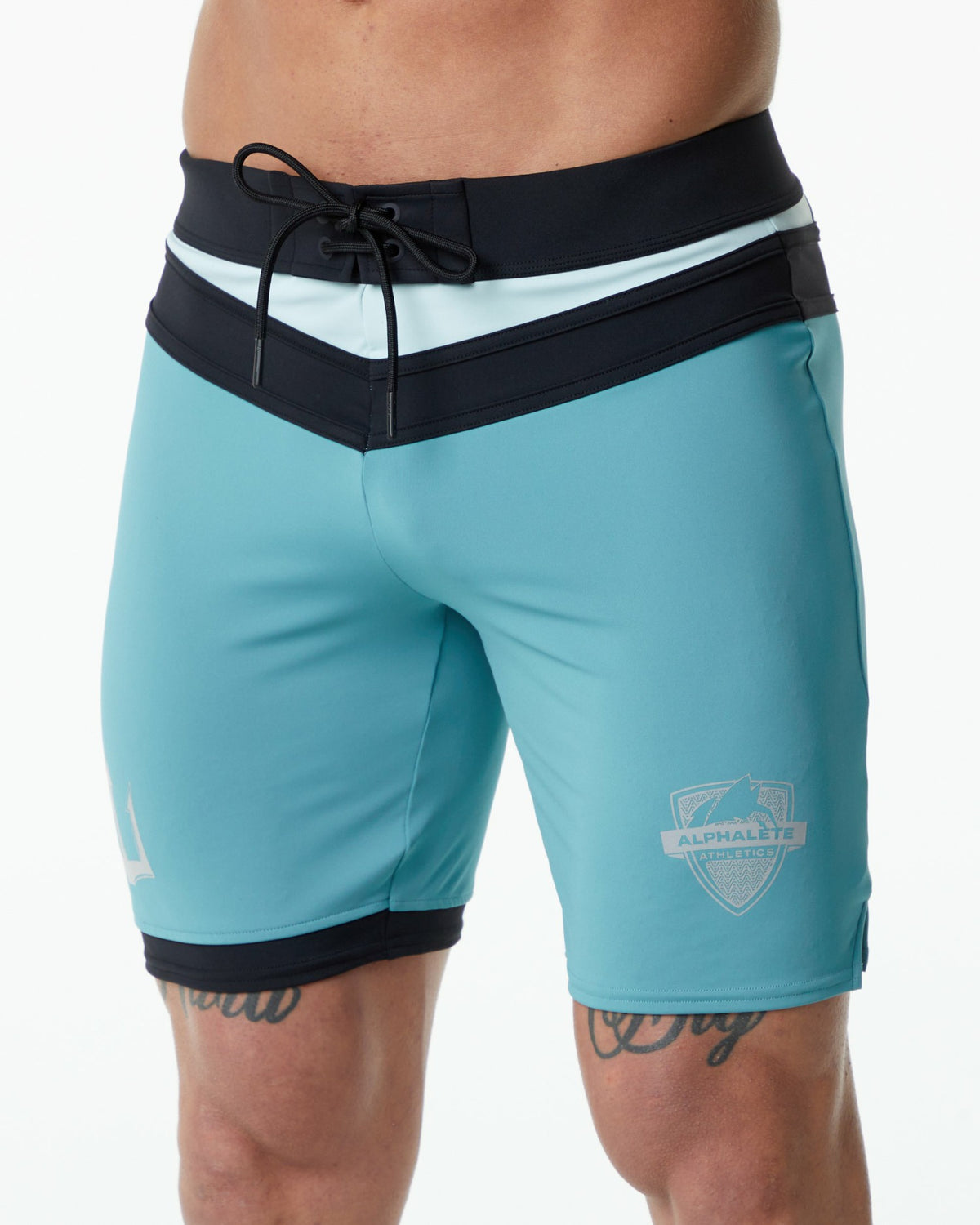 Trident Competition Short - Teal - Men's Athletic Shorts | Alphalete