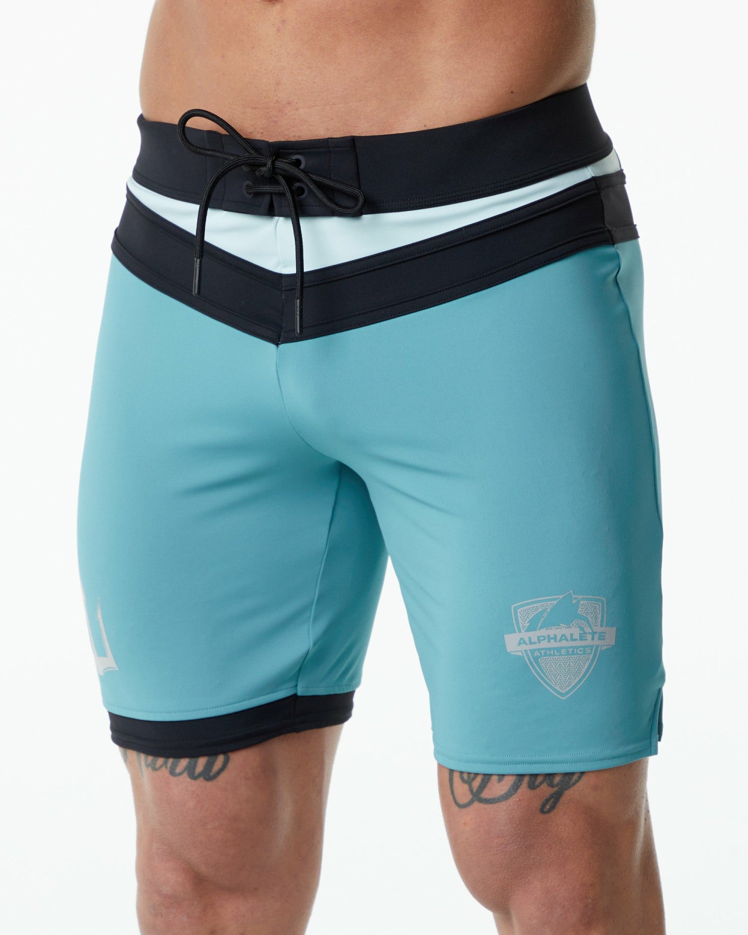 Trident Competition Short - Teal - Men's Athletic Shorts | Alphalete