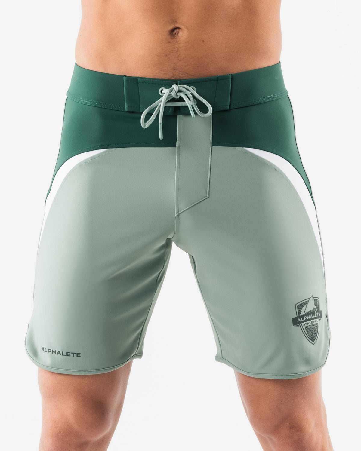 Crescent Boardshort - Emerald Green | Alphalete