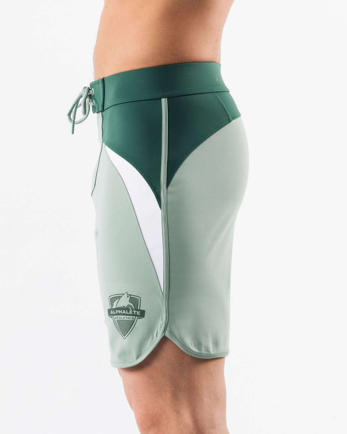 Crescent Boardshort - Emerald Green | Alphalete