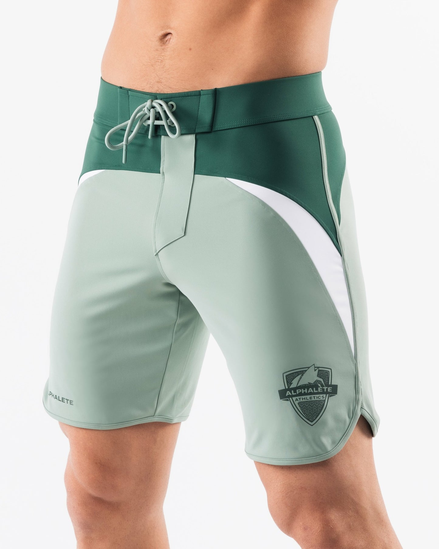 Crescent Boardshort - Emerald Green | Alphalete