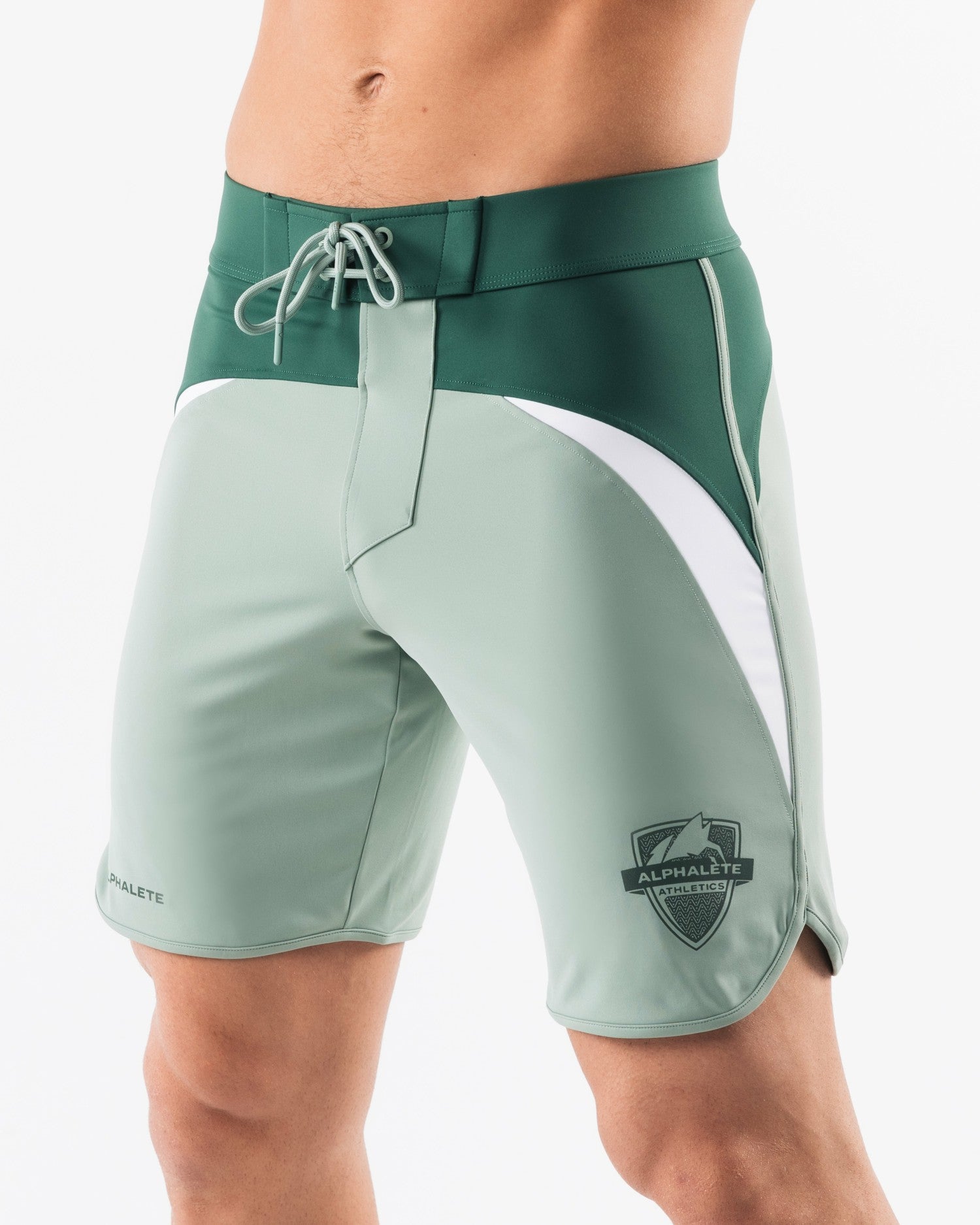 Crescent Boardshort - Emerald Green | Alphalete