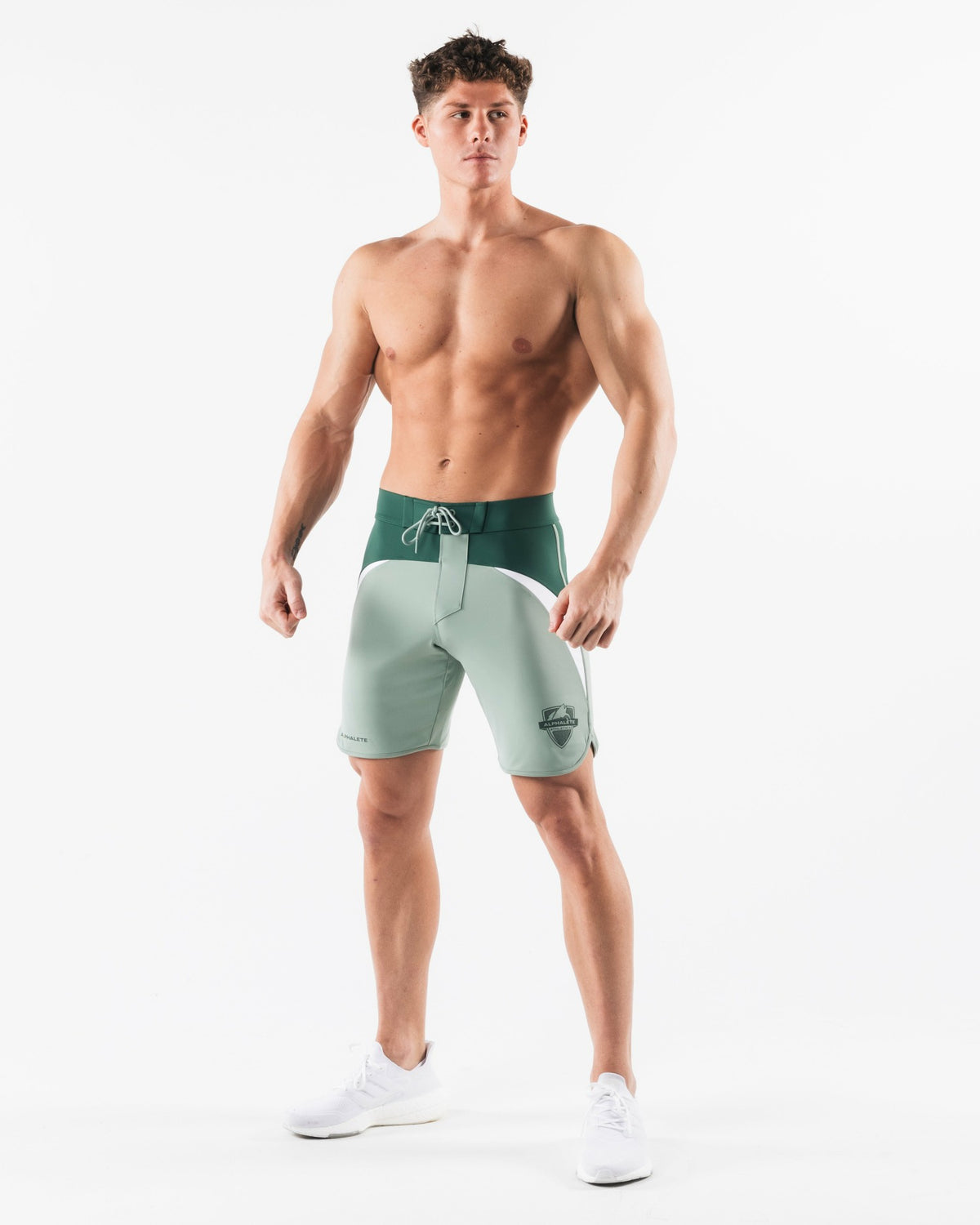 Crescent Boardshort - Emerald Green | Alphalete