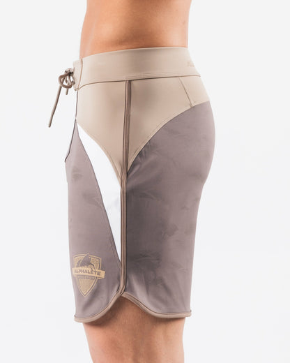 Crescent Boardshort - Mocha Pebble - Men's Athletic Shorts | Alphalete
