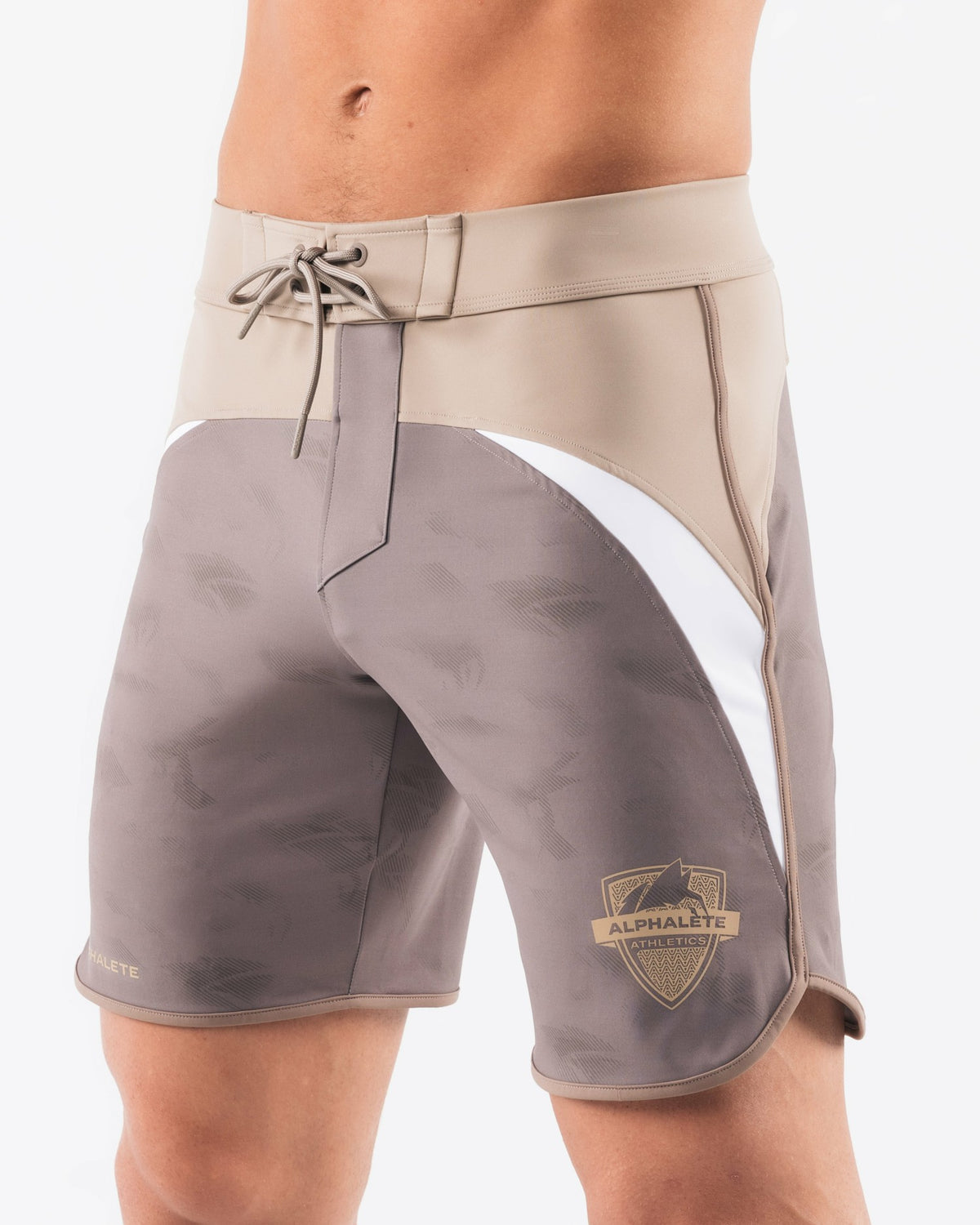 Crescent Boardshort - Mocha Pebble - Men's Athletic Shorts | Alphalete
