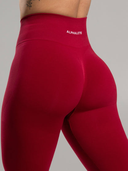 Pump High Rise Legging - Scarlet | Alphalete