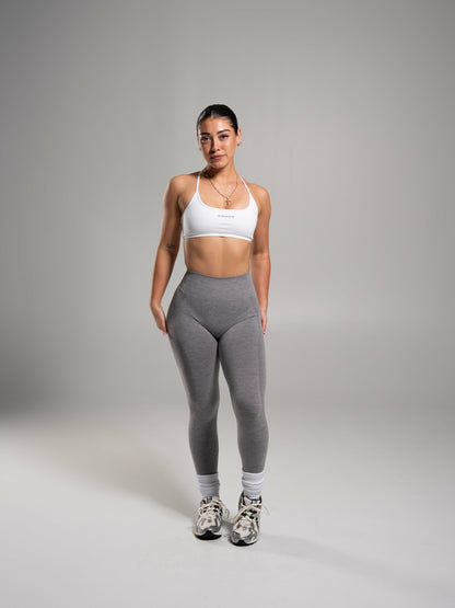 Pump High Rise Legging - Heather Grey | Alphalete