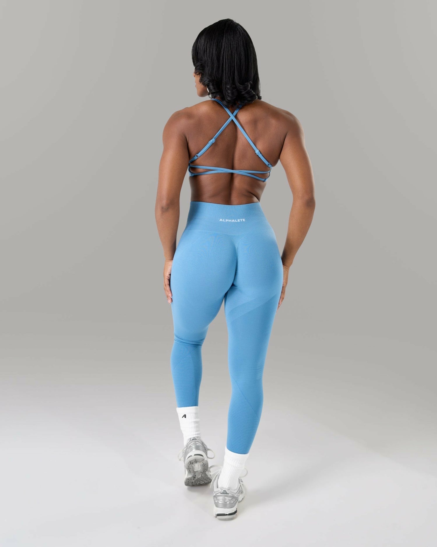 Revive High Rise Legging - Coastal Blue | Alphalete