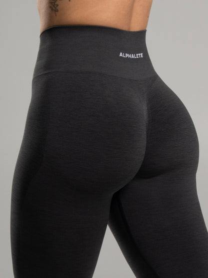 Pump High Rise Legging - Dark Heather Grey | Alphalete