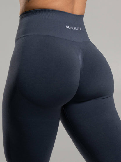 Pump High Rise Legging - Dusty Navy | Alphalete