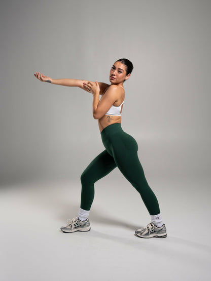 Pump High Rise Legging - Court Green | Alphalete