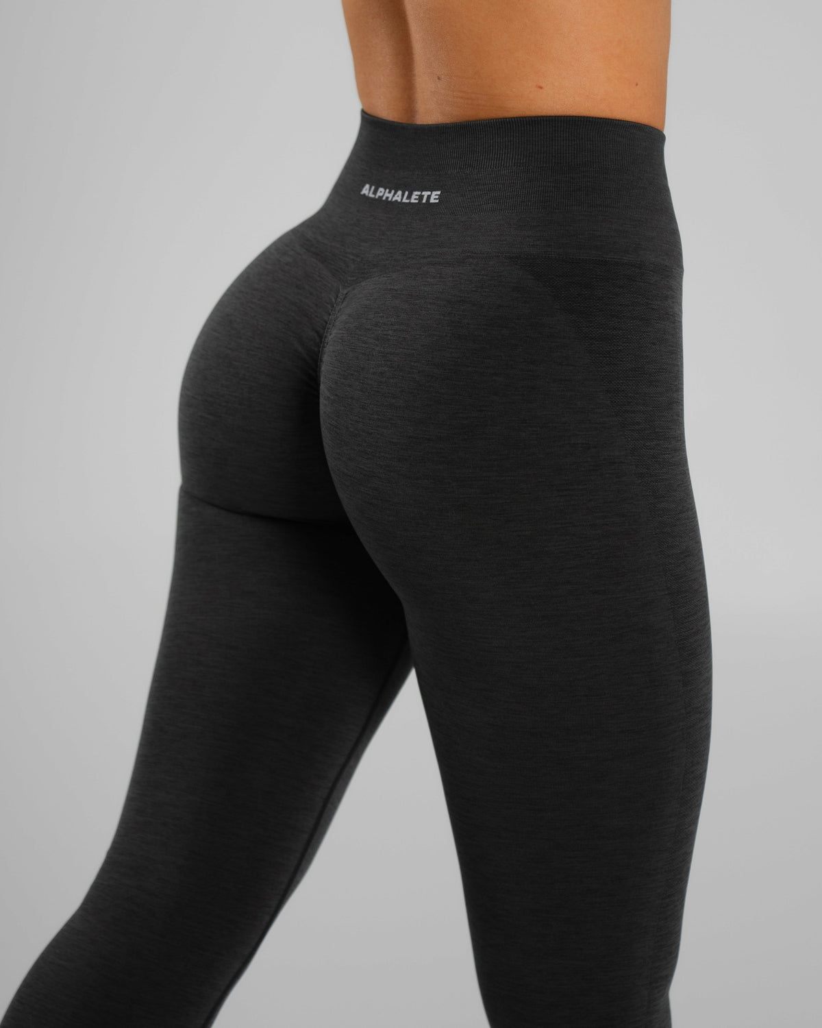 Amplify Ultra-High Rise Legging - Dark Heather Grey | Alphalete