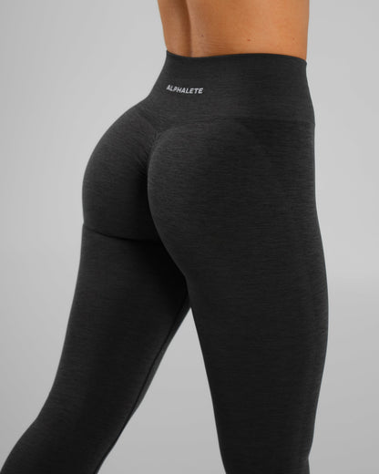 Amplify Ultra-High Rise Legging - Dark Heather Grey | Alphalete