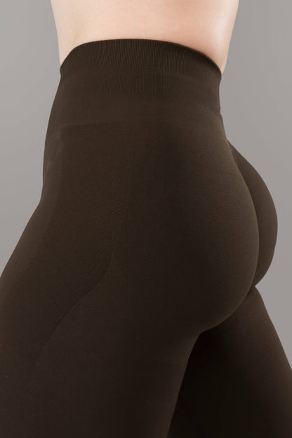 Pump Mid Rise Legging - Espresso | Alphalete
