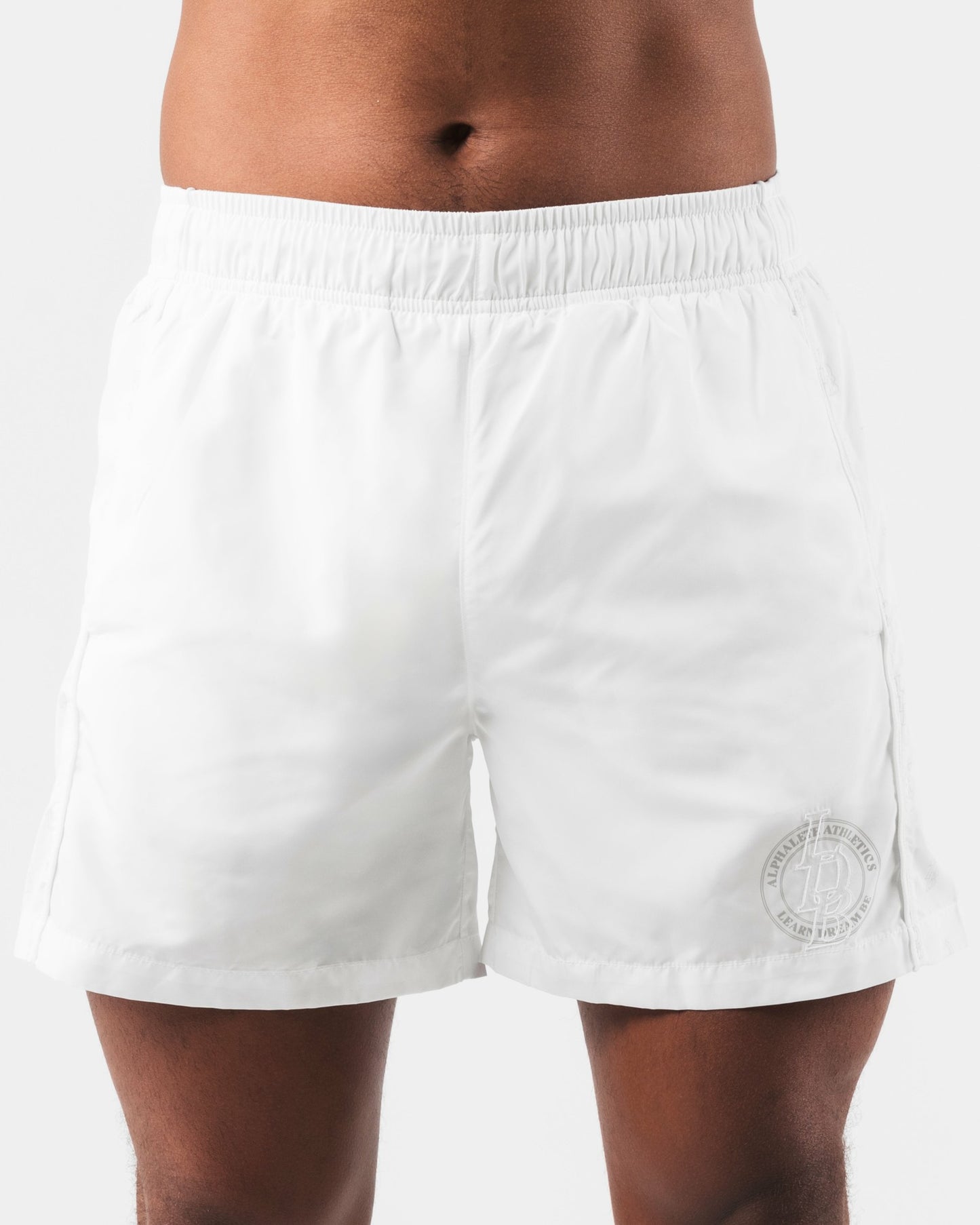 Technical Swim Short - White - Men's Athletic Shorts | Alphalete