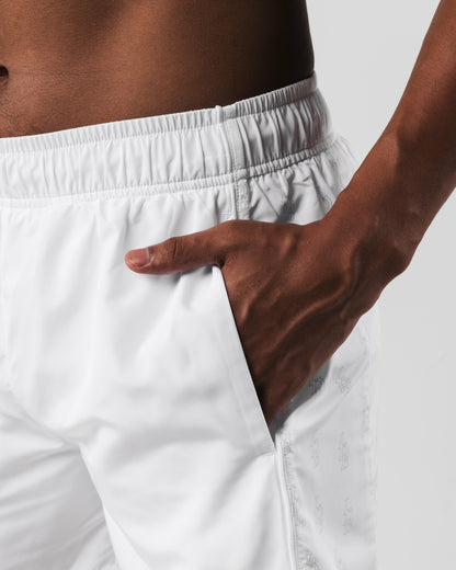 Technical Swim Short - White - Men's Athletic Shorts | Alphalete